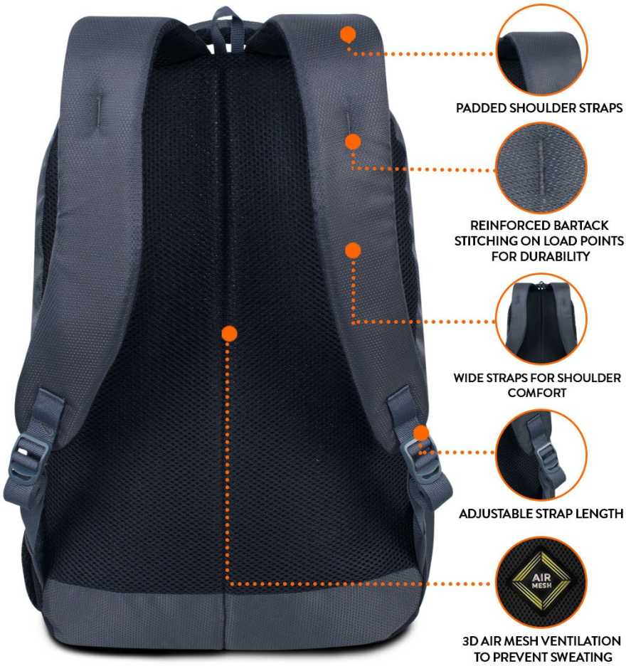 Casual Backpack Lunars School Bags Lunar's Bingo -3 Compartment