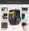 Hammer 50L Laptop Backpack with raincover
