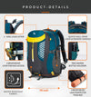Hammer 50L Laptop Backpack with raincover